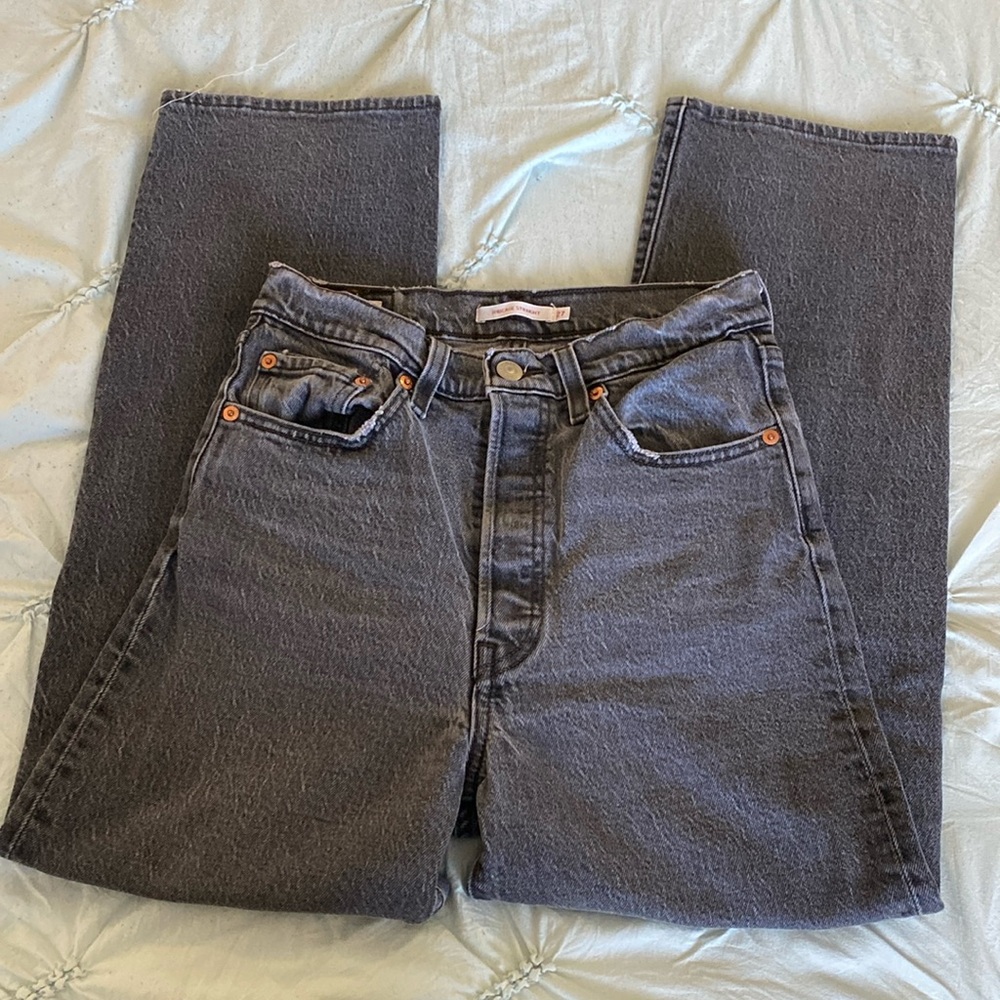 Levi’s ribcage straight jeans